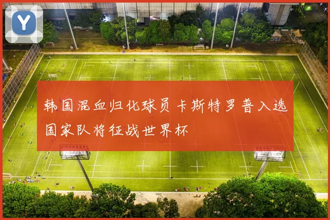 韩国混血归化球员卡斯特罗普入选国家队将征战世界杯